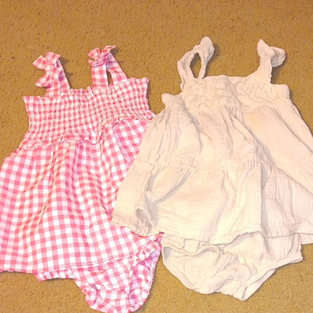 18 Month Sleeveless Dress Sets